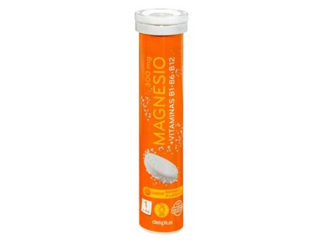 Magnesio, Comprimidos Efervescente Sabor Naranja, 20und